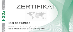 Zertifiziert nach DEKRA ISO 9001